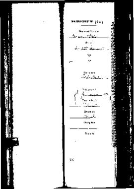 Passport Application of Vella Rosario