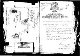 Passport Application of Bezzina Antonio