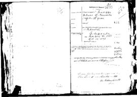 Passport Application of Debono Giuseppe