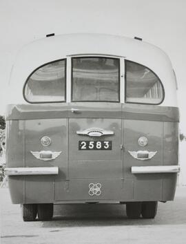 Initial Exam rear view of the 3rd generation of bus 2583