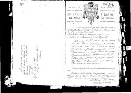 Passport Application of Albanozzo Margarita