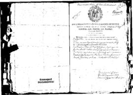 Passport Application of Said Francesco