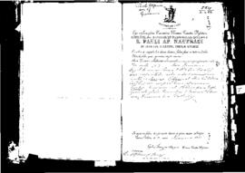 Passport Application of Alfonso Paolo