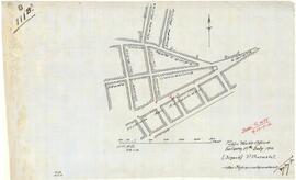Plan showing the proposed poles in Strada Sa Sebastiano in Casal Curmi