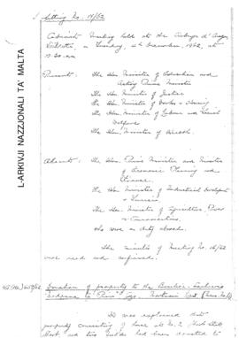 Minutes of meeting held on 4 December 1962