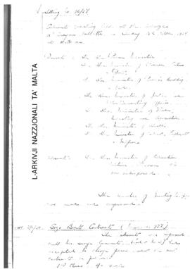 Minutes of Cabinet Meeting held on 26 October 1967