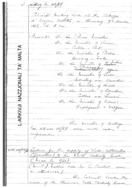 Minutes of Cabinet Meeting held on 7 December 1967