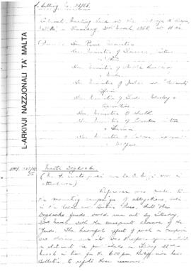 Minutes of Cabinet Meeting held on 21 March 1968