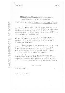 Reduction in the cable telephone charge for calls to France