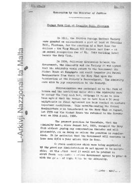 Former Navy Club at Crucifix Hill, Floriana