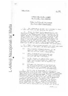 Style and Title of Her Majesty the Queen after Independence