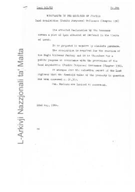 Land Acquisition (Public Purposes) Ordinance, Chapter 136