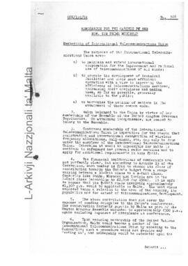 Membership of International Telecommunications Union