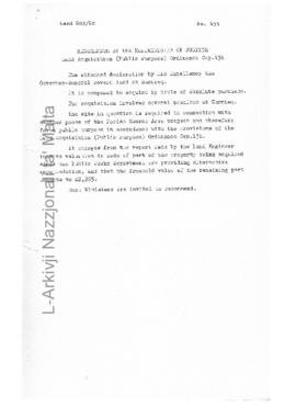 Land Acquisition (Public Purposes), Chapter 136