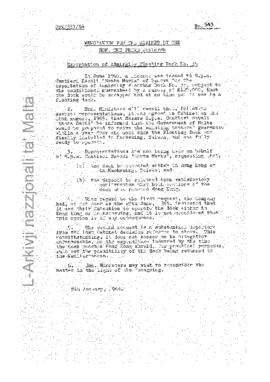 Exportation of Admirality Floating Dock No 35