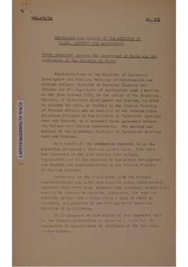 Trade Agreement between the Government of Malta and the Government of the Republic of Italy