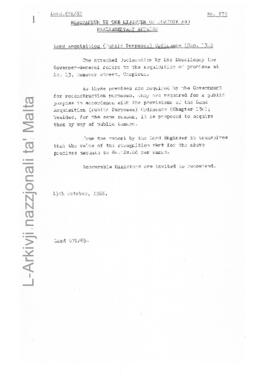 Land Acquistion (Public Purposes) Ordinance, Chapter 136