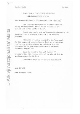 Land Acquistion (Public Purposes) Ordinance, Chapter 136