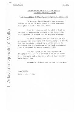 Land Acquistion (Public Purposes) Ordinance, Chapter 136