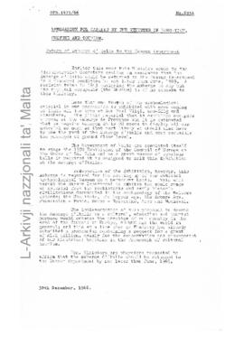 Return of Auberge d'Italie to the Museum Department