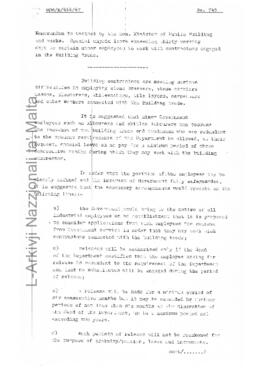 Special unpaid leave exceeding thirty working days to certain minor employees to work with contractors engaged in the Building Trade