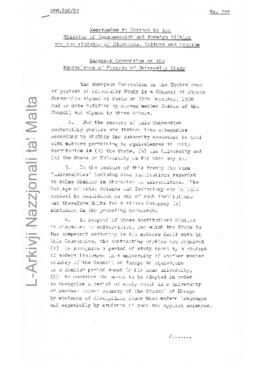 European Convention on the Equivalence of Periods of University Study