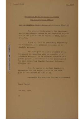 Land Acquisition (Public Purposes) Ordinance, Chapter 136