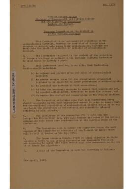 European Convention on the Protection of the European Heritage