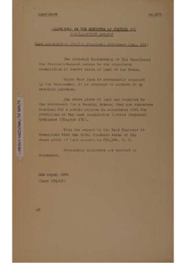 Land Acquisition (Public Purposes) Ordinance, Chapter 136