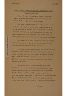 Application by Messrs Beauport Investments (Malta) Ltd to develop a site at Ghadira adjacent to their hotel