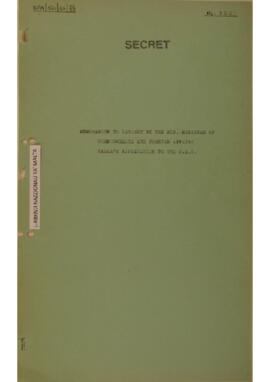 Malta's application to the EEC. Part I