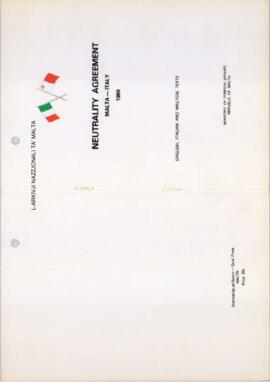 Neutrality Agreement Malta_Italy
