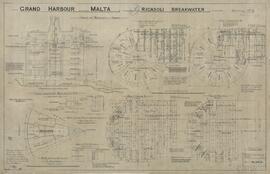 Grand Harbour, Malta - Ricasoli Breakwater - Details of Blockwork in Head