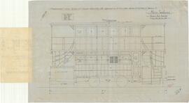 Side elevation of proposed new closed double deck tramway car approved by SPW letter dd 6th November 1926.