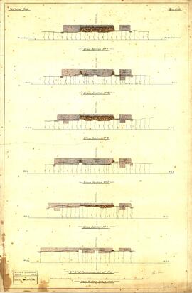 Crossections at commencment of Pier (Spur)